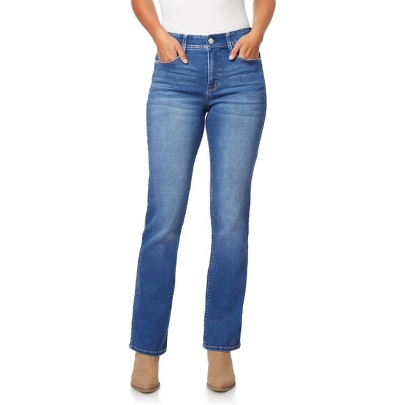 Women’s Bootcut Jeans Stretch Denim Figure-Enhancing Size 10 - Picture 1 of 8